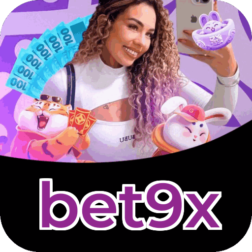 Interface do aplicativo bet9x mostrando jogos disponíveis no iOS e Android